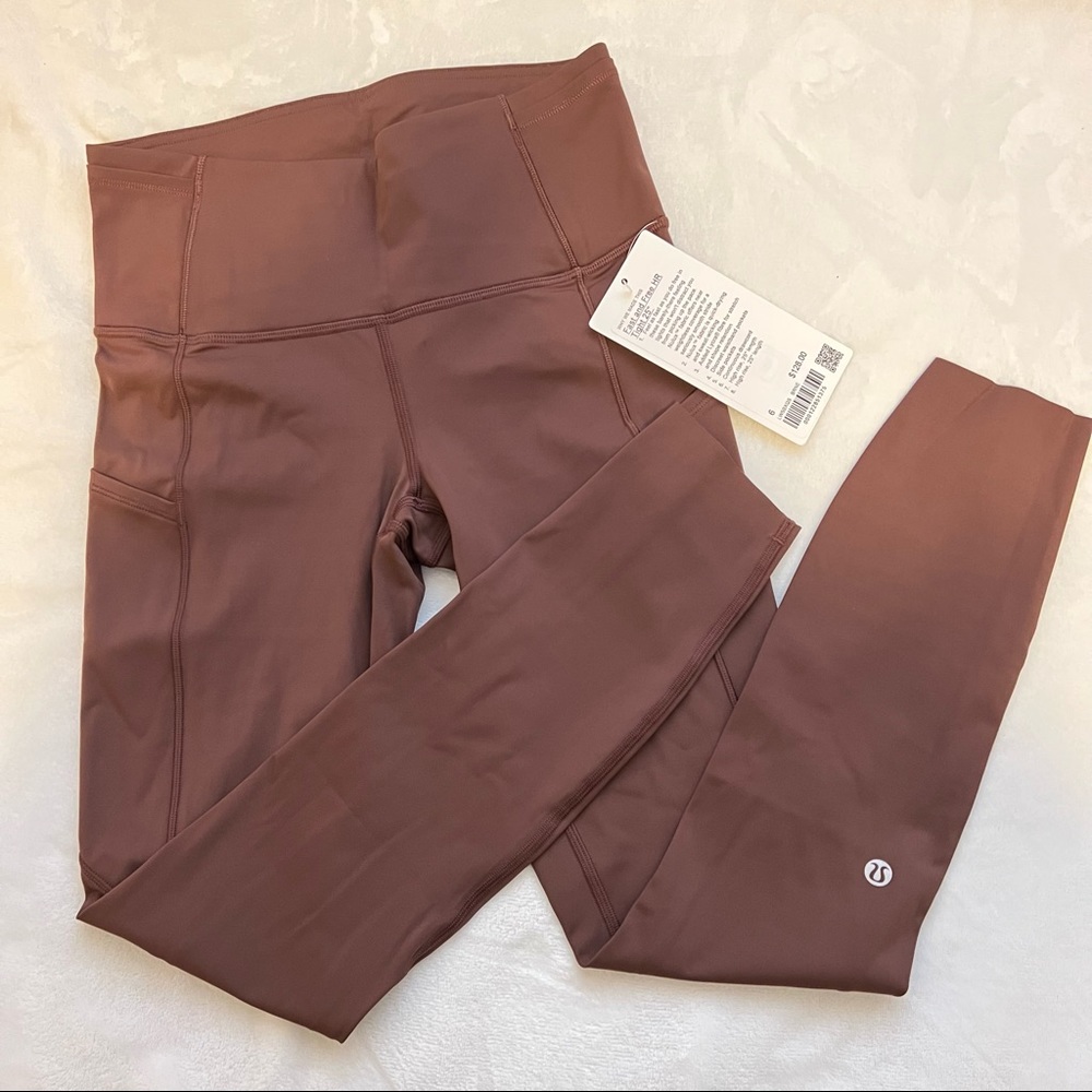 NWT lululemon fast and free 25”